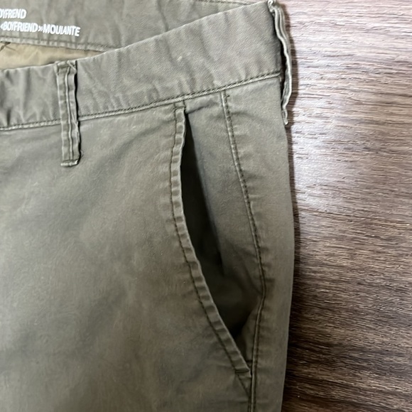 Gap khaki capri/ olive green/ 12 - Picture 4 of 7